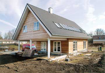 300 kvadratmeter træhus med lavenergi