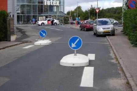Flytbare trafikchikaner