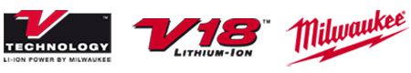 Syv V18™ produkter fra Milwaukee