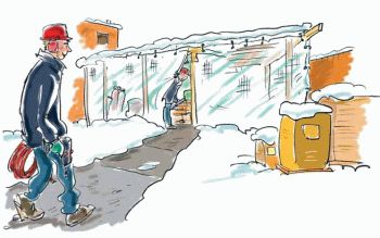 Vinter på byggepladserne