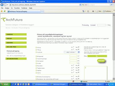 Online arkitekt-tegninger