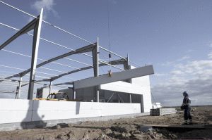 Fleksible industrihaller af porebeton