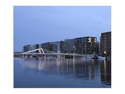 Bro mellem Teglholmen og Sluseholmen