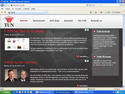 Frisk TUN på nettet