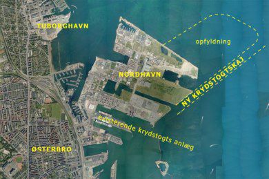 Ny krydstogtskaj i Nordhavnen