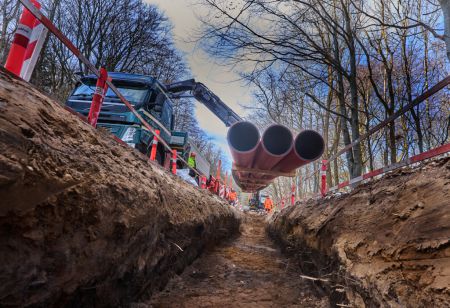 70 kilometer kabel lægges i jorden på Sjælland