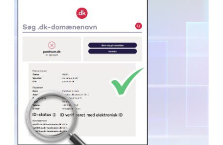 Punktum dk viser nu id-kontrol på danske domæner