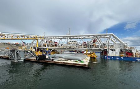 Første kælderetage i Fehmern Bælt-forbindelsen