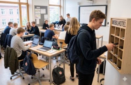 Stort forsøg beviser at mobilfri undervisning hæver karakterer