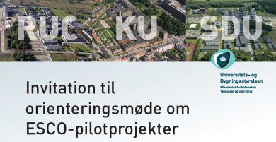 Orienteringsmøde om ESCO-pilotprojekter