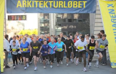 Løb og kig på arkitektur